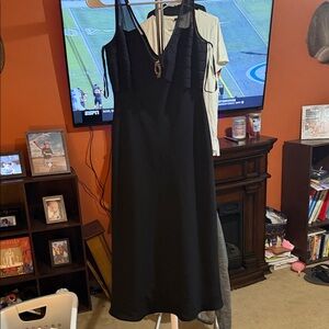 Jones New York Black Backless Dress